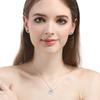 Tancise  Silver Necklace Pendant for Women Wedding Party Fine Jewelry
