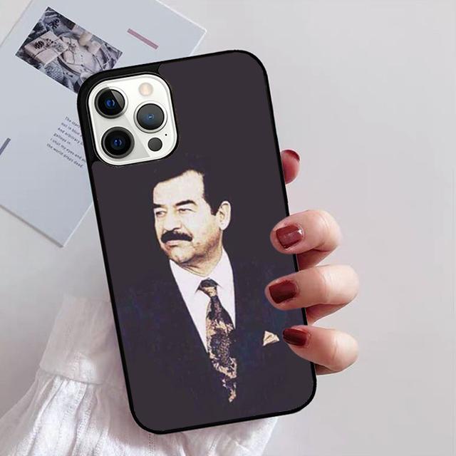 Etui Saddam Hussein Iraq Arabic Phone Case Cover For iPhone 17 Air 15 16 14 Plus 11 12 13 Pro Max Apple max