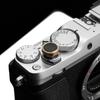 GARIZ Italian Leather Soft Release Shutter Button 12mm (Screw Type) XA-SBL (Black)
