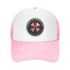 Umbrella Corporation Print Mesh Baseballkappen Unisex Hip Hop Verstellbare Snapback-Hüte Damen Herren Sommer Atmungsaktive Sonnenblenden Hüte