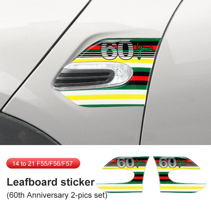 For BMW MiNi F56/55 Decorative Stickers Mini Cooper F56/55 Turn Signal Stickers Modification Interior Stickers