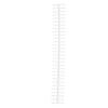 10Pcs Binding Spines Spirals Coils Combs 30 Holes Plastic Strip for Loose Leaf 1Celsius2in Diameter