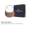 Coach Payton Coated Canvas With Smooth Leather Handbag Mini Women's Gold & Umber CEL06-IMXHE