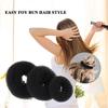 3PCs New Fashion Women Lady Magic Shaper Donut Bun Maker Hair Ring Accessories Styling Tool S M L