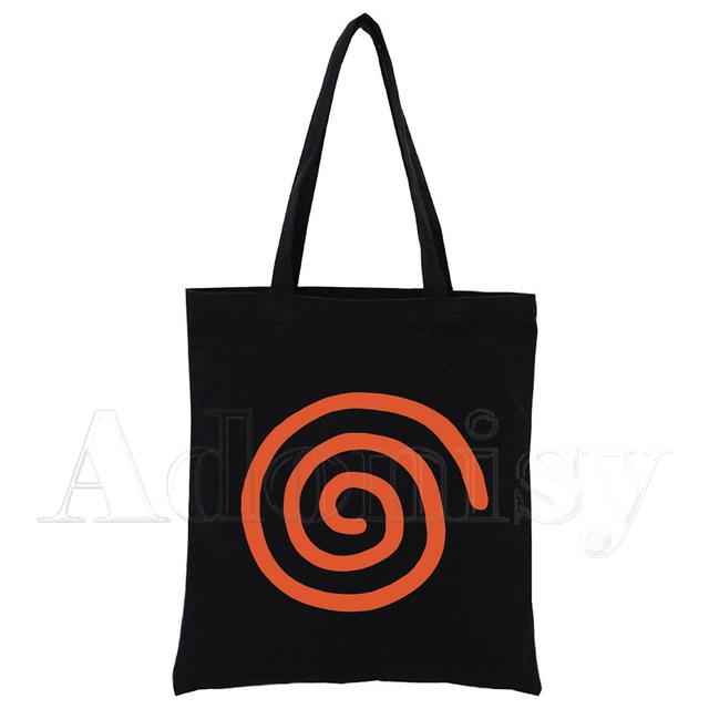 Dreamcast Tribute Swirl Canvas Tote Bag Handbags Eco Reusable Cloth Shopping Bag Student Book Bags Casual Shopper Bag Black