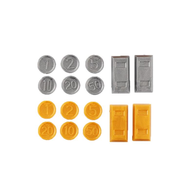 Character Scene Building Blocks Accessories Treasure Dollar Silver Ore Diamond Box Wine Glass Chain Key Teapot Toy Gift Brick