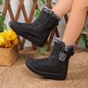 Winter new plush thickened snow boots outdoor warm plush snow cotton cold resistant and comfortable cotton shoes