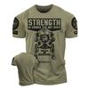 2025 3D Men's Printed Training T-shirt, Fashionable and Fun Fitness Short Sleeved T-shirt, Elastic and Breathable Top