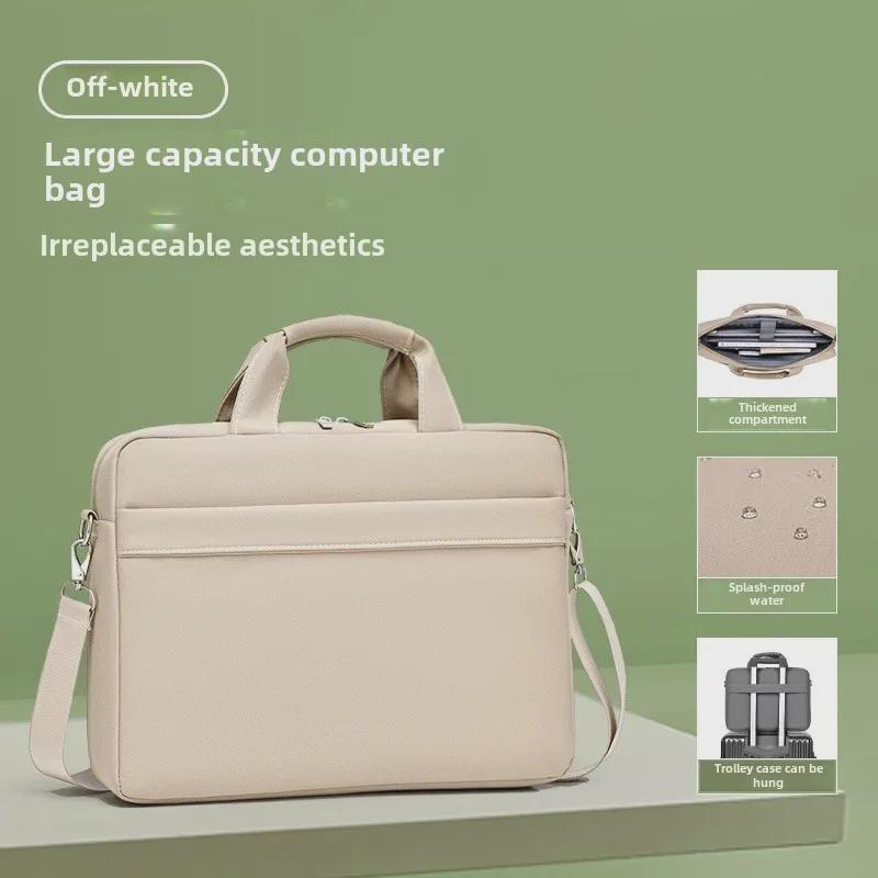 Maletín Portátil a Prueba de Salpicaduras para Portátiles de 14-17 Pulgadas - Bolso de Negocios Unisex