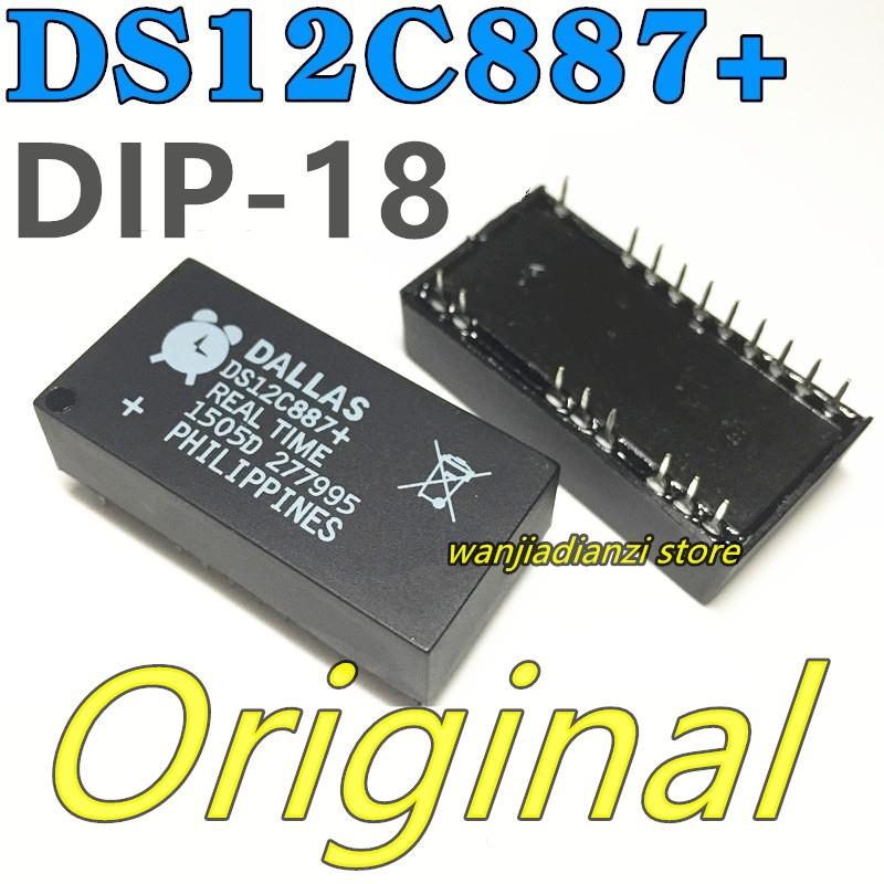 

NEW Original DS12C887+ DS12C887 Clock circuit/clock/timer DIP-18 Import the clock chip, real time clock chips DIP18