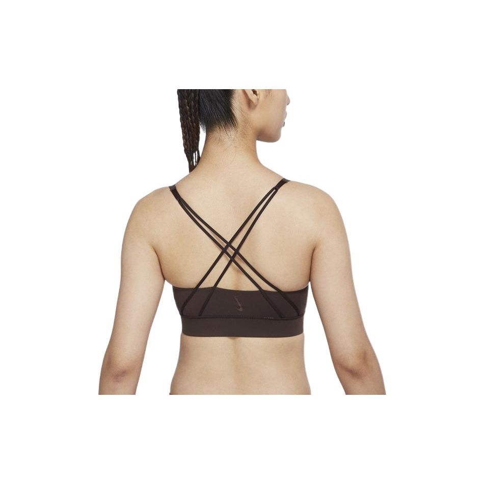 Nike Medium Support Sports Bra Women Underwear Brown CJ0545-203