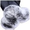 New Autumn and Winter Women's Warm Gloves for Women's Otter Rabbit Fur Mouth Sheepskin Plus Velvet Cold Proof Riding Driving Sheepskin Gloves