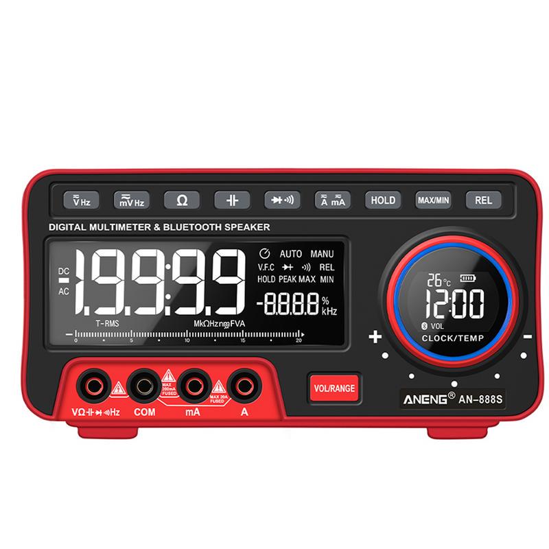 AN888S 19999 Counts Professional Digital Multimeter Bluetooth Speaker ...