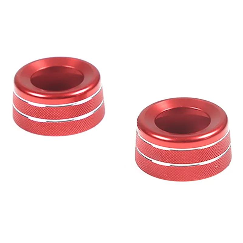 For Infiniti G25 G27 G37 2007-2013 Aluminum Alloy Silver Car Seat Heating Knob Ring Cover Trim Sticker Car Accessories