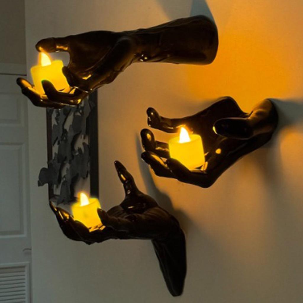Halloween 3 Wall Hanging Scary Hand Decorations Gothic Wall Hanging Sculptures