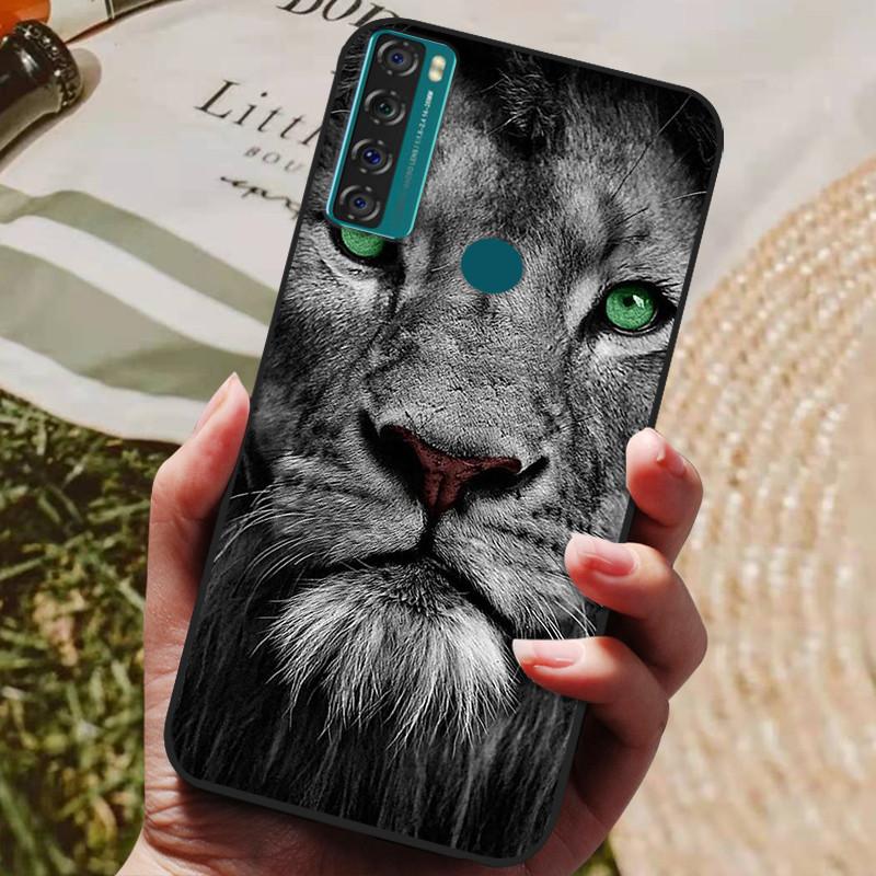 For TCL 20 SE Case Soft Silicone Phone Back Cover For TCL 20 SE TCL20SE TCL20 20SE Cases Coque for TCL 20SE  Fundas Bumper Shell