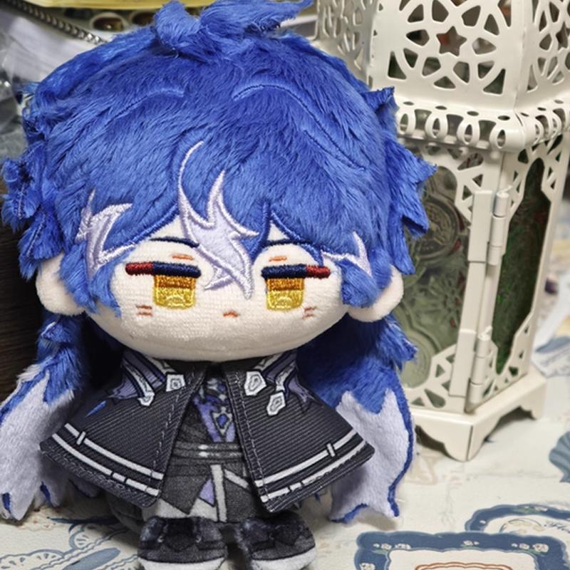 10cm Game Impact Plush Varka Durin Flins Sandrone Columbina Lauma Nefer Skirk Cute Cartoon Dolls Bag Pendant Keychain Gift