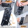Oatsbasf Z-Form Metall Magsafe Handyhülle für iPhone 12 Pro/Pro Max Handy Schutzhülle Magnetischer Kabelloser Lade Stoßfänger