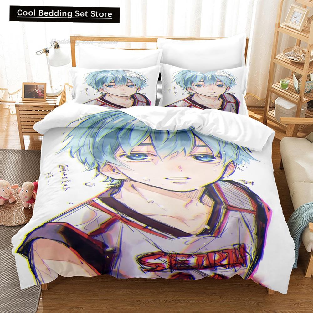 New 3D Print Cartoon Kuroko's Basketball Bedding Set Single Twin Full Queen King Size Bed Set Adult Kid Bedroom Duvet Cover Sets