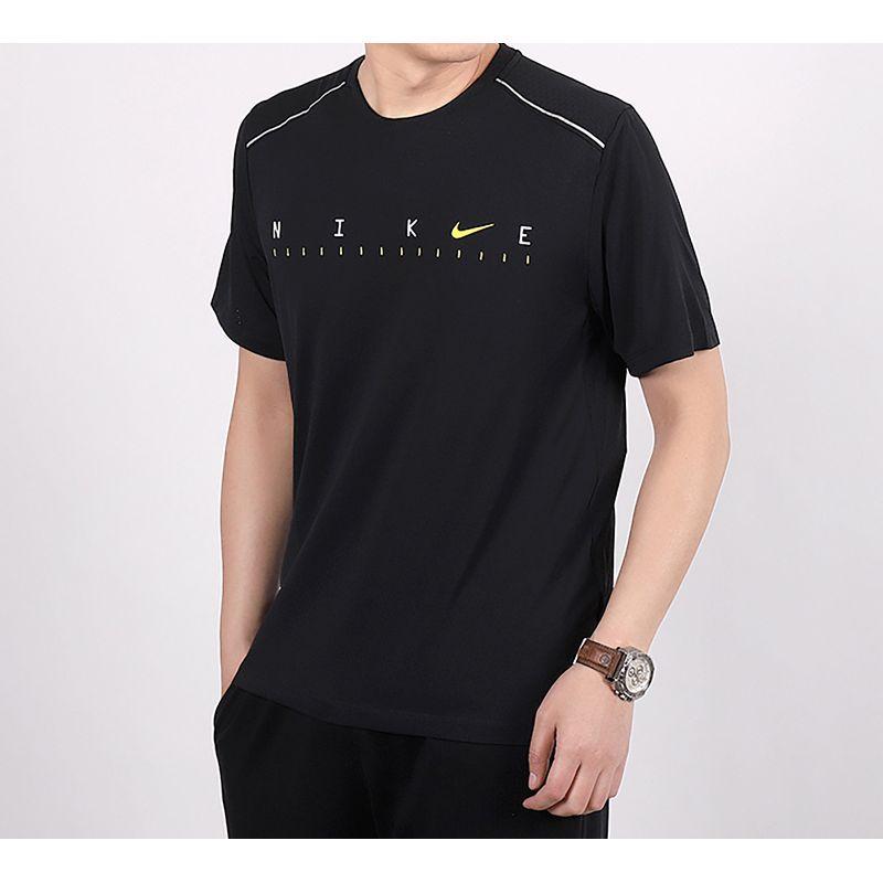 Nike Dri-Fit Miler Future Fast Quick-Dry Reflective T-Shirt Men Tops Black CJ6484-010