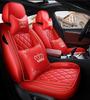Dr. Jie European Style Full Leather Car Seat Cover - All-Season, Wear-Resistant, Universal Fit