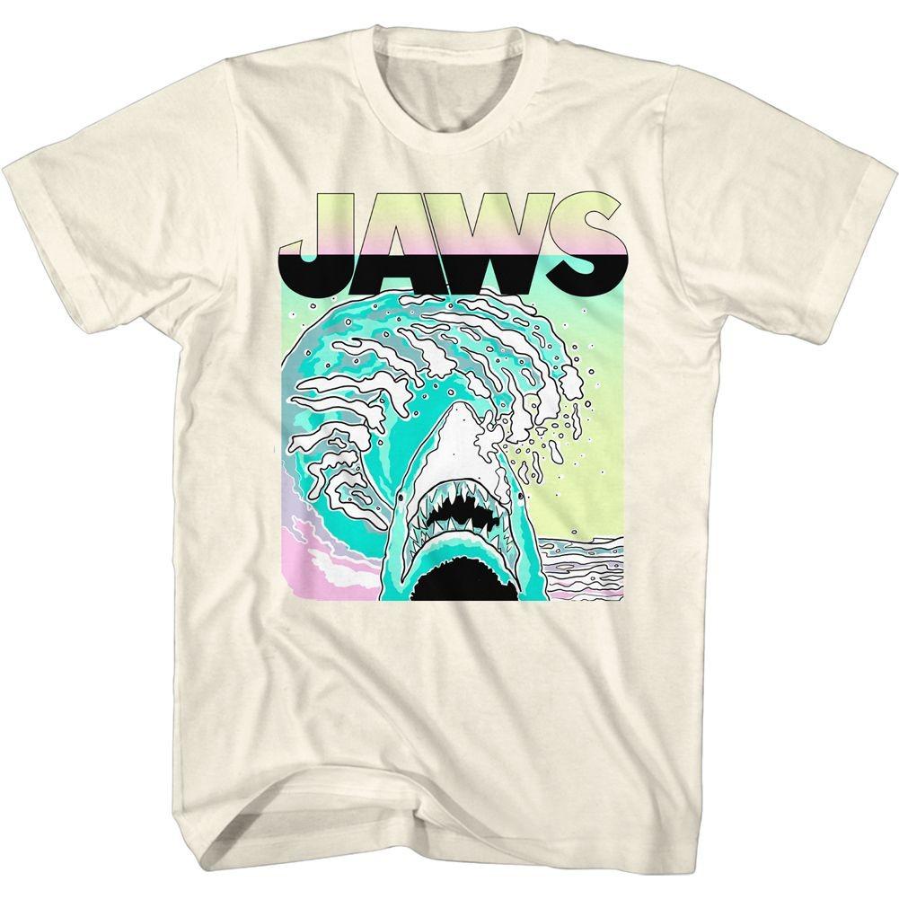 Jaws Neon Waves Movie Shirt XXXXL
