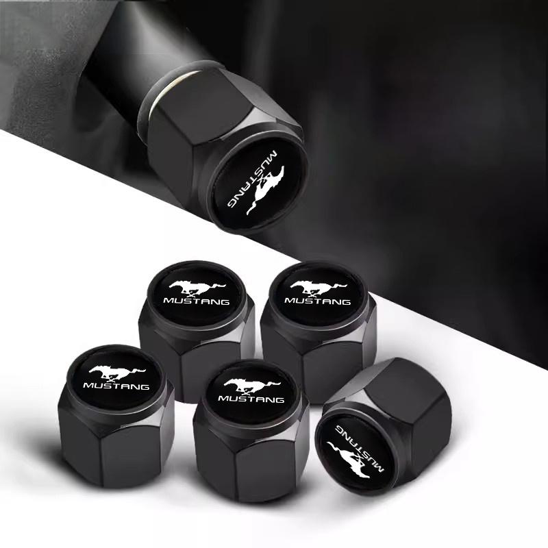 

Car Sticker 5Pcs Car Metal Wheel Tire Valve Air Stem Cap For Ford S MAX Ranger Focus Fiesta Mondeo Kuga Mustang Escort KA Ecospo