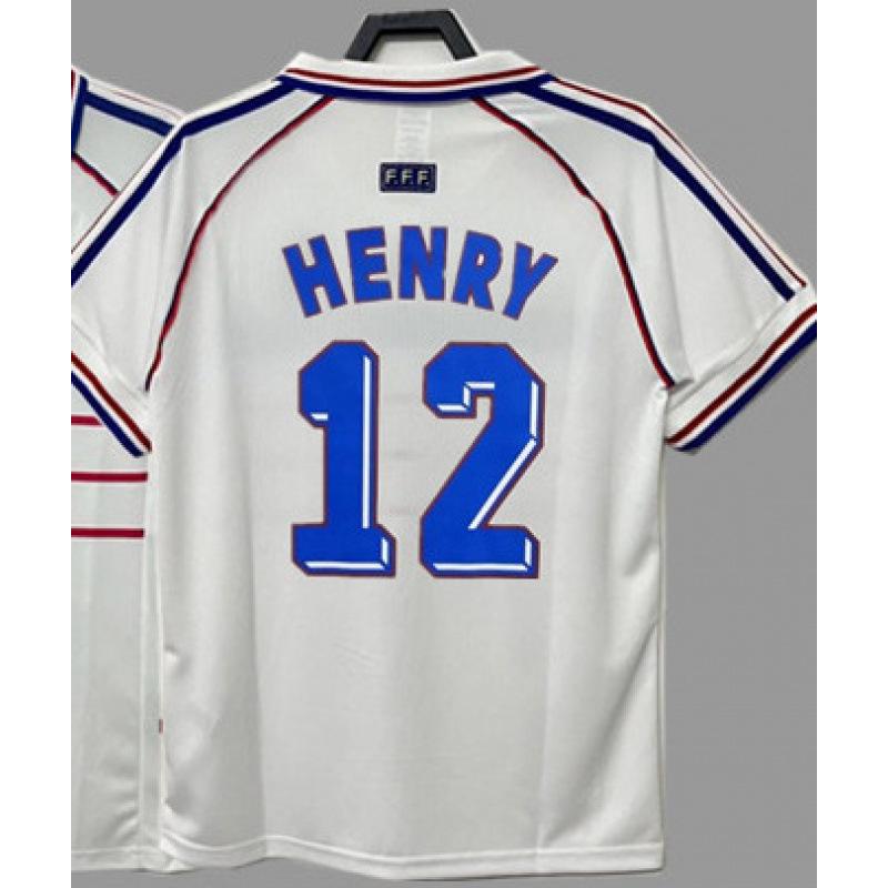 Vintage Jersey Classic Football Jersey National Team Jersey Zidane Henry Mbappe Cantona Ribery Jersey