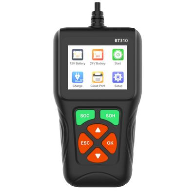 BT310 12V/24V Autóakkumulátor Teszter Gépjármű 100-2000 CCA Akkumulátor Terhelés Teszter Autó Indító- és Töltőrendszer Teszter