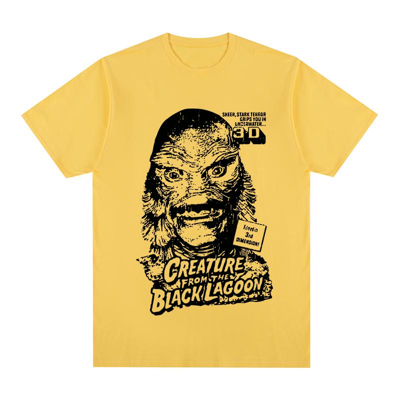 Creature from the Black Lagoon Vintage T-shirt Retro Style Black Female Lovers Cotton Men T Shirt New TEE TSHIRT Womens Tops