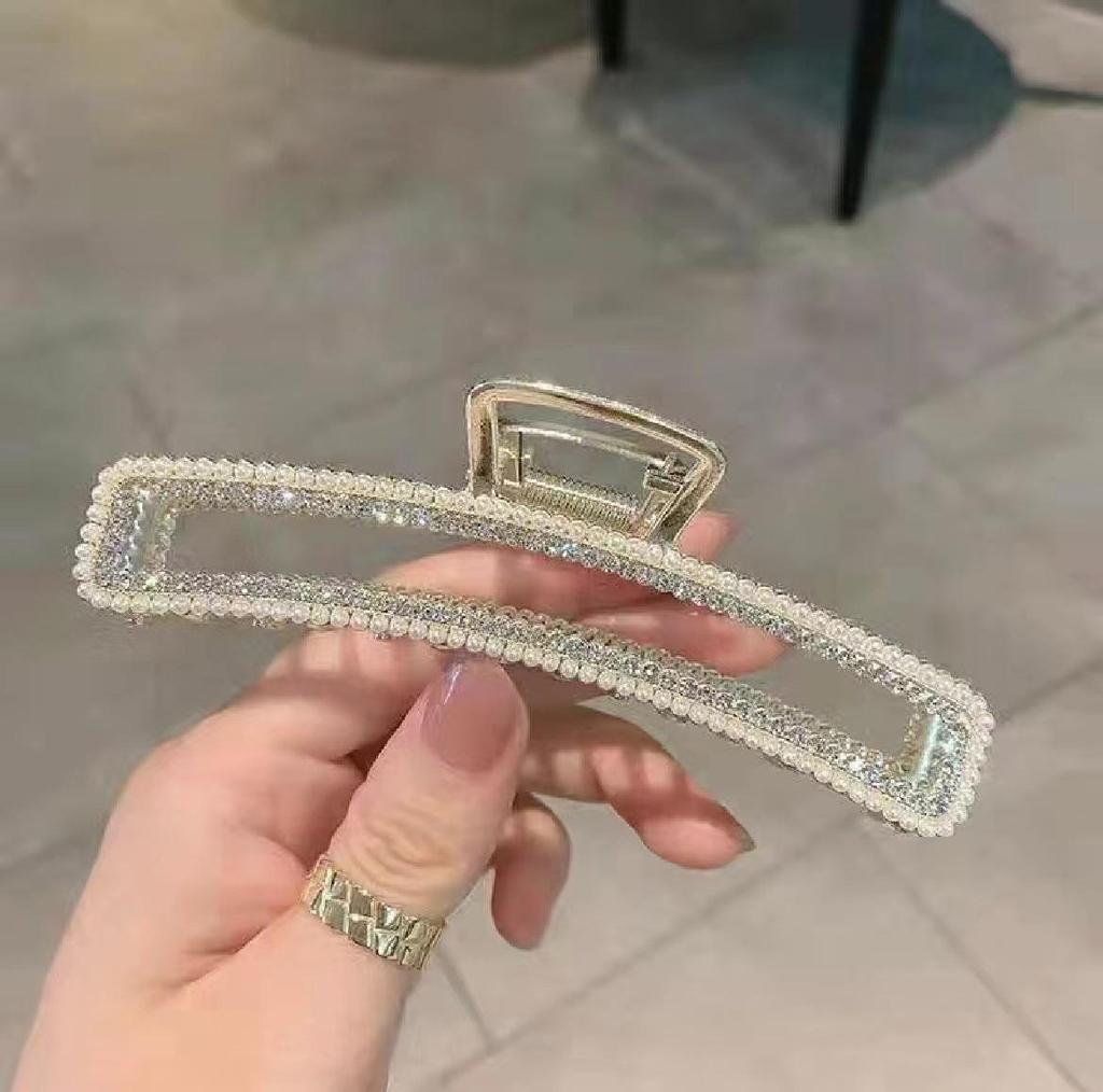 High-End Large Metal Claw Hair Clip for Women - Elegant Updo Accessory
