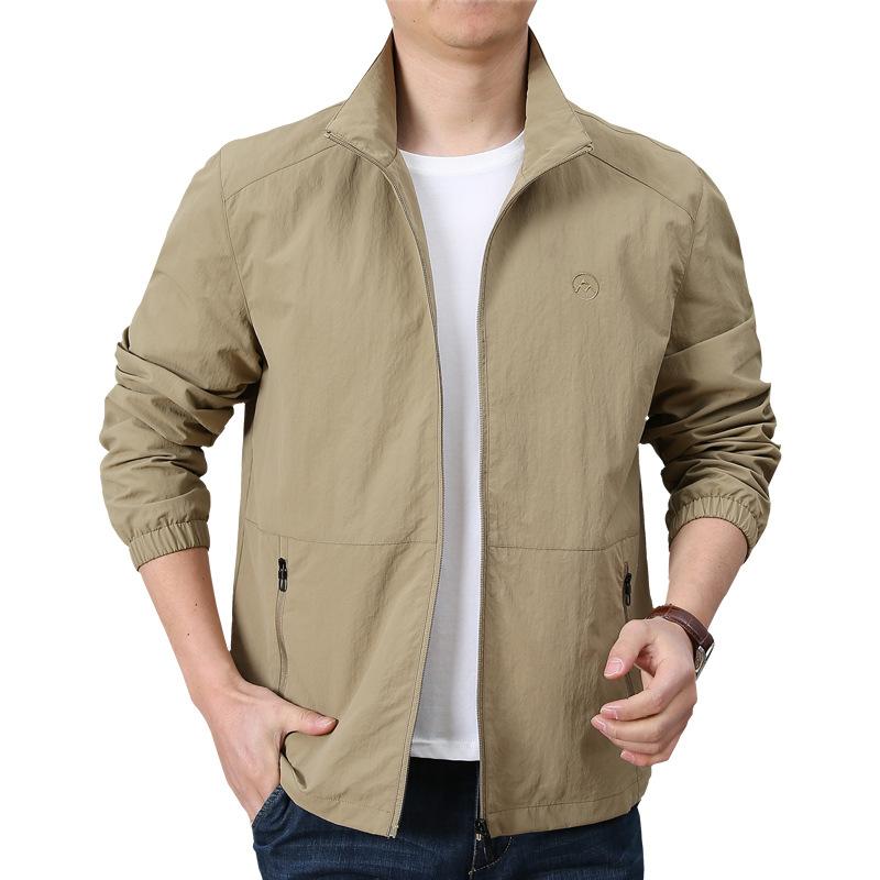 Men's Jacket Spring and Autumn Casual Jacket Spring Men's Clothes Men's Spring Top Thin