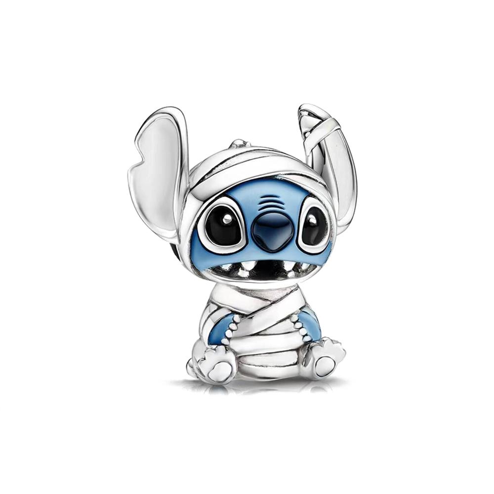 925 Silver Halloween Series Car Magic Hat Mummy Charm Beads for Bracelet, DIY Fashion Jewelry Gift