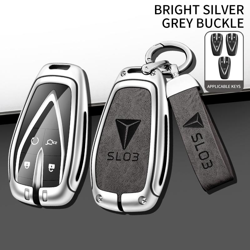 For Changan Eado Cs55 Cs35Plus Cs55Plus Cs75Plus Cs95 Cs15Ev Cx70 Key Case Zinc Alloy Leather Car Smart Remote Key Cover