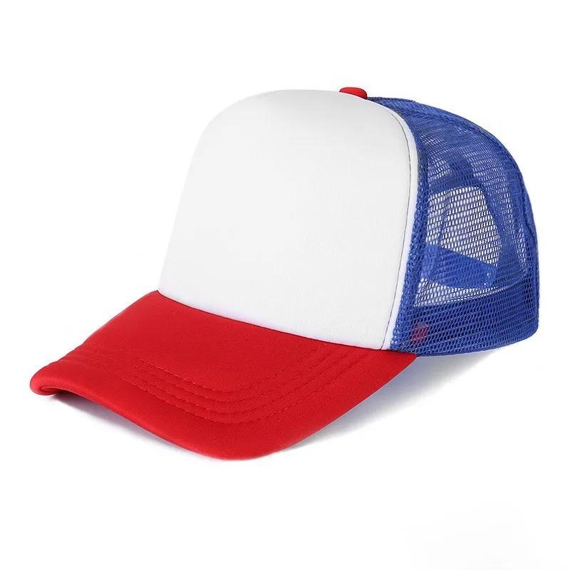 Unisex Cheaper 5 Panel Trucker Hat For Adult Summer Net Baseball Cap Men Women For Him Her Blank Mesh Adjustable Sun Hat Visor