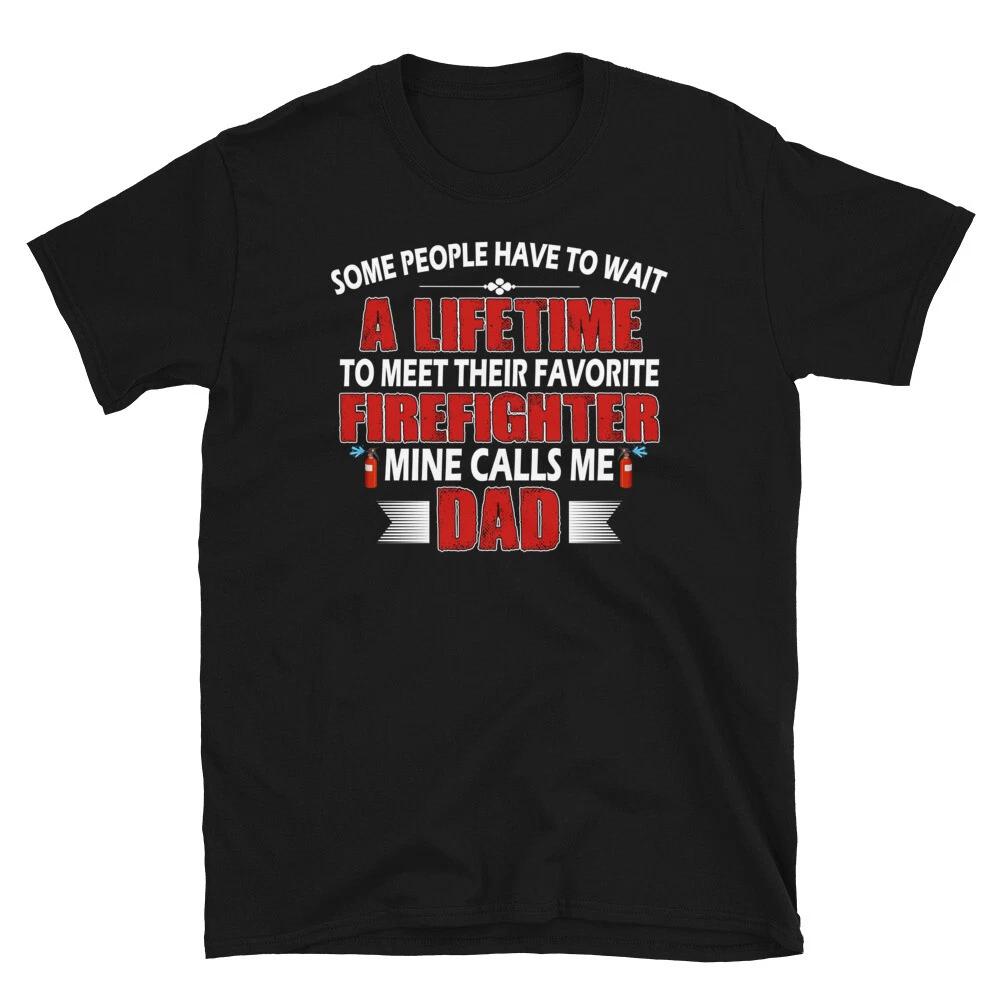 FIREFIGHTER Father Dad Fireman Rescue Gift T-Shirt 4XL