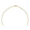 Celine Gold Plated Letter C Brass Necklace Unisex necklace 46N0C6BRA-35OR