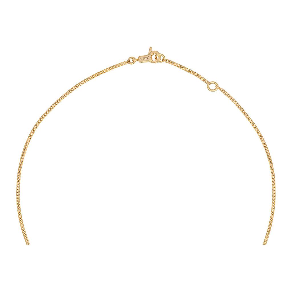 Celine Gold Plated Letter C Brass Necklace Unisex necklace 46N0C6BRA-35OR