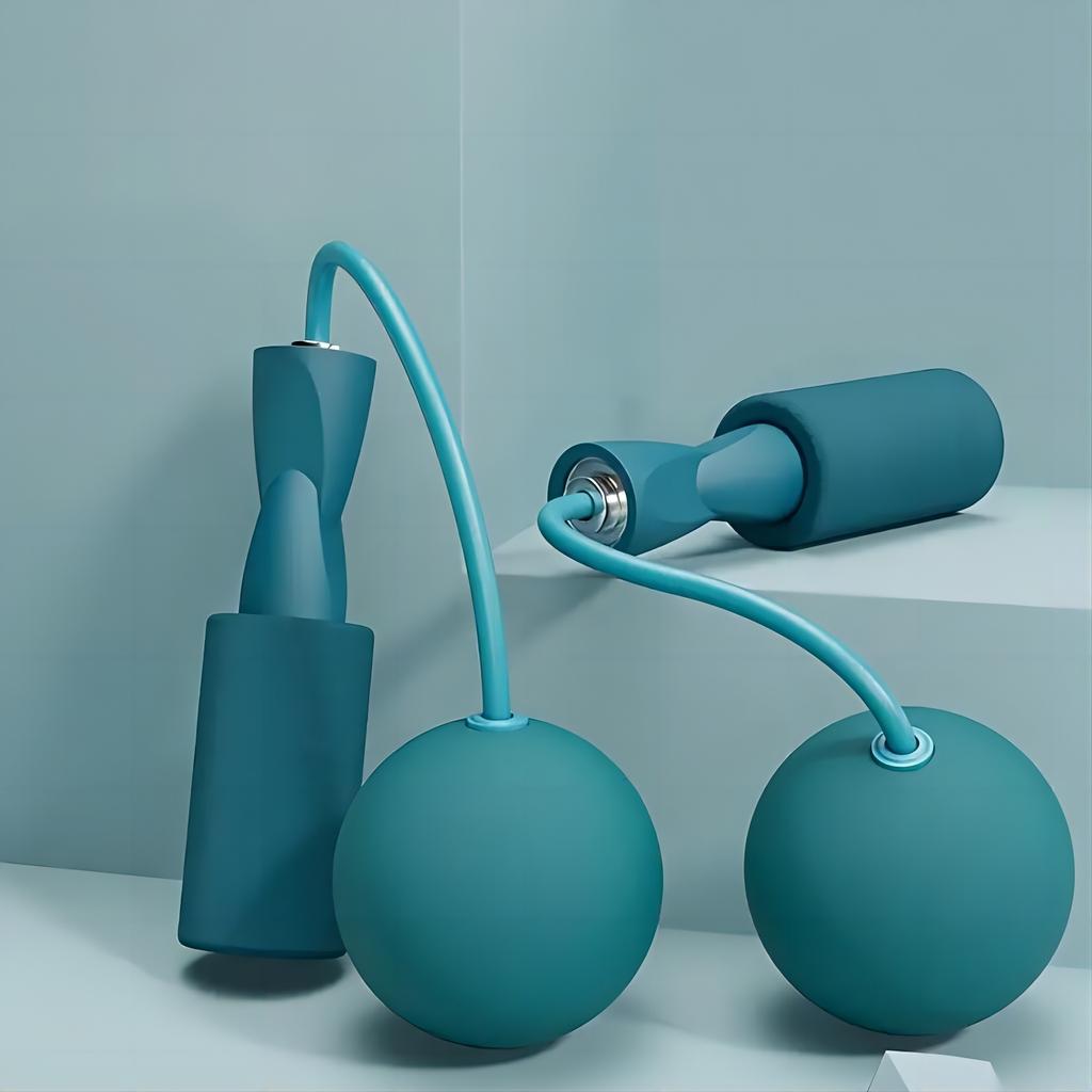 Corda per Saltare Senza Fili con Palle Pesanti Allenamento Fitness Sport Velocità Rapida Corda per Saltare Regolabile Attrezzatura per Palestra Domestica