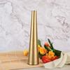 Conical Shape Metal Desk Vase Decoration Rose Flower Holder Cup Living Room Study Craft