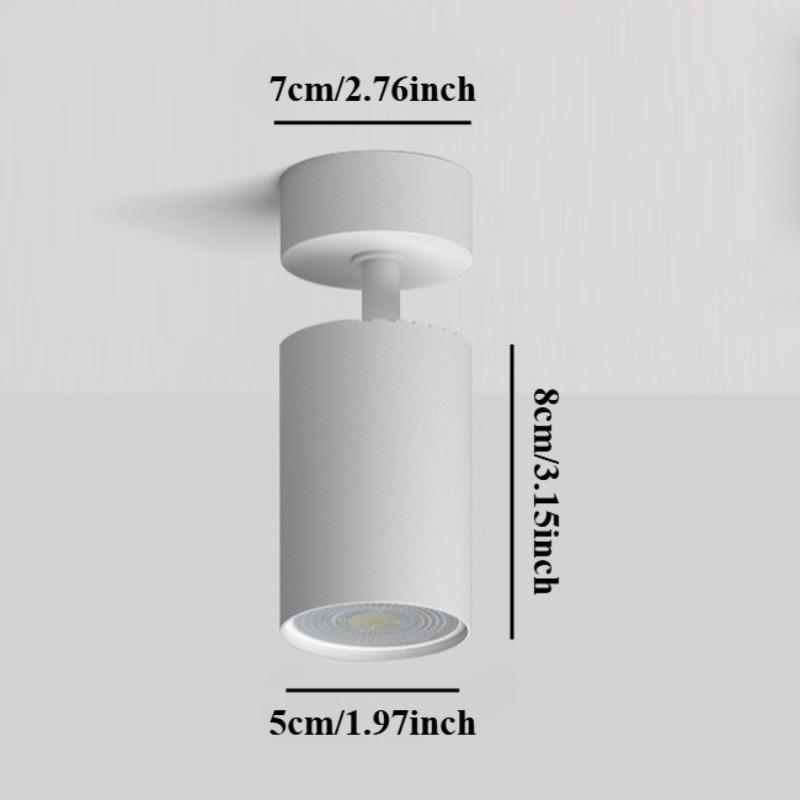 

JOYINLED Led GU10 Ceiling Spotlight for Living Room Adjustable Chandelier Kitchen Track Spot Light Dining Room Ceiling Lamp No Bulb