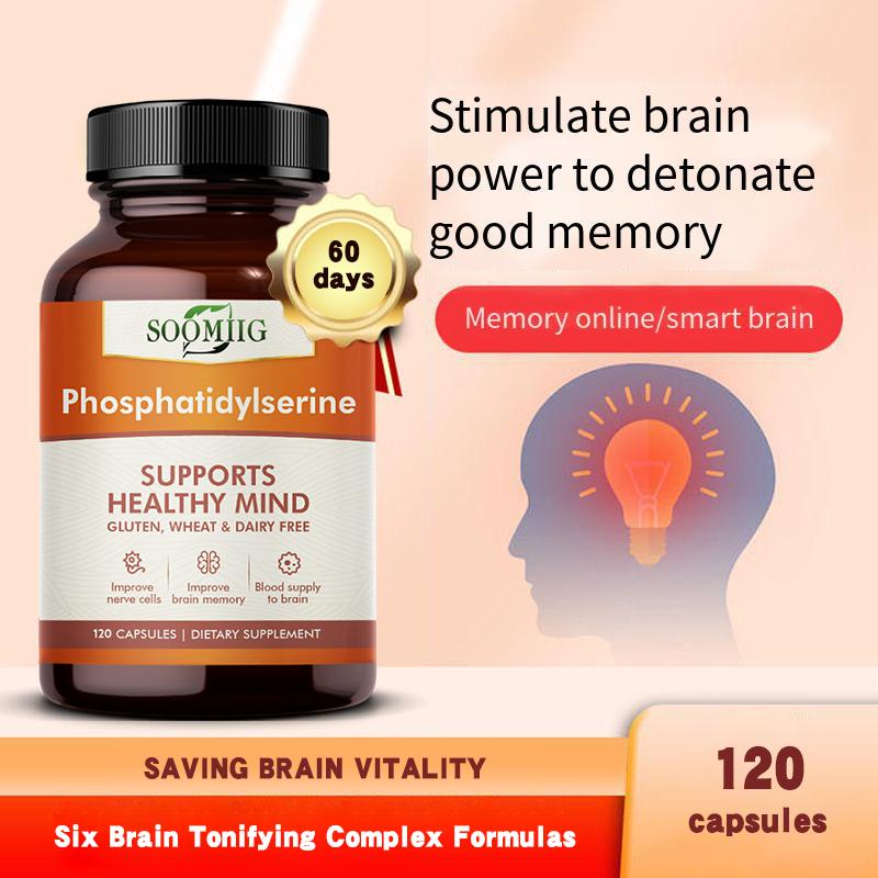 Phosphatidylserine Improve Memory Enhance Cognitive Abilities 120 Capsules