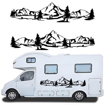2 paket/los Kühlen Stil Universal Berg Wohnmobil Streifen Für Einzigartige Dekoration Einfache Entfernung
