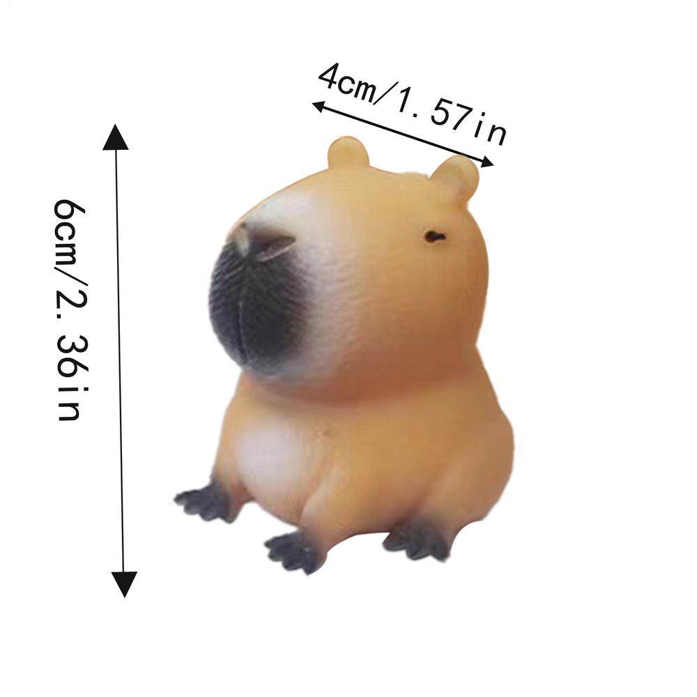 Capybara Quick Rebound Squeeze Toy Kawaii Brown Squeeze Toys Cartoon Capybara Stress Relief Decompressio n Sensory Toys Adults