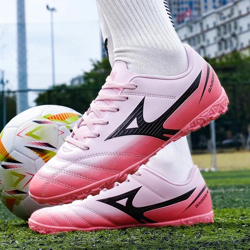 New Men Football Boots Soccer Shoes Hot-selling Match Non-Slip Cleats Sneakers FG/TF High-quality Indoor Mid-top Futsal Light