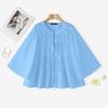 ZANZEA Blusa casual da donna a maniche 3/4 con scollo rotondo