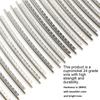 24PCS White White Copper Guitar Fret Wires White Copper Cupronickel Fretwire  Guitar Repair