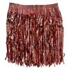 Adult Skirt Rain Fringe Tassel Party Skirt Bright Color Adjustable Curtain Mini Skirt Festival-ready Performance Skirt
