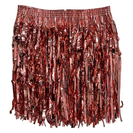 Adult Skirt Rain Fringe Tassel Party Skirt Bright Color Adjustable Curtain Mini Skirt Festival-ready Performance Skirt