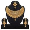 Ensemble Collier Ras-du-cou Doré Plaqué Glamour pour Femmes